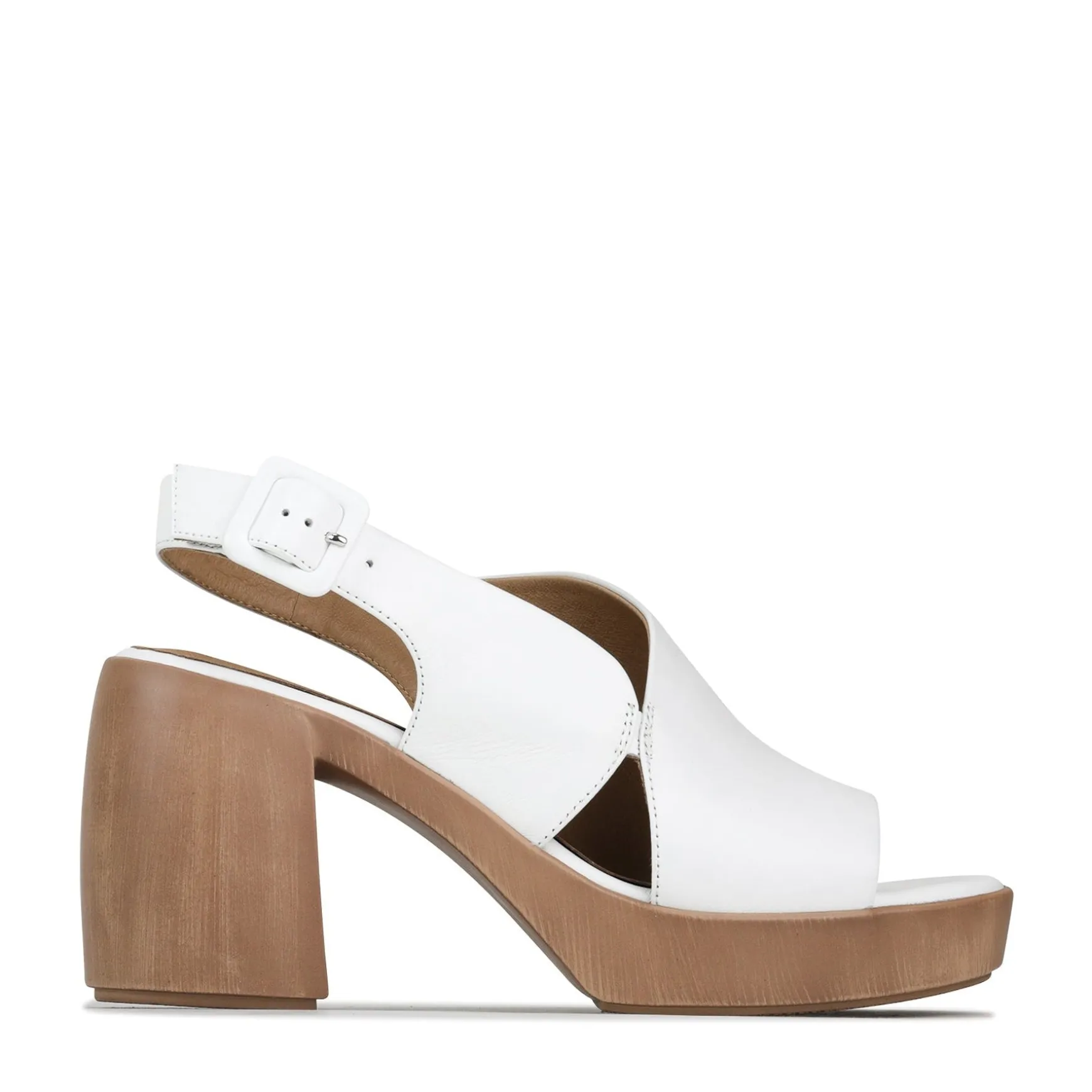 SPICER LEATHER BLOCK HEEL SANDALS>EOS Footwear Sale
