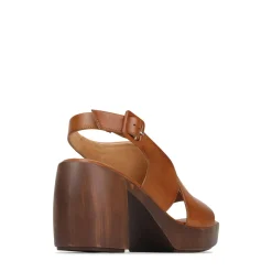 SPICER LEATHER BLOCK HEEL SANDALS><noscript><img width=