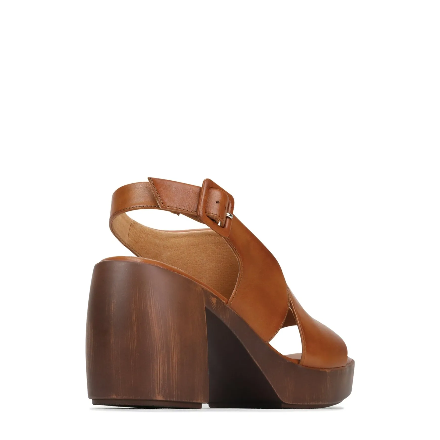 SPICER LEATHER BLOCK HEEL SANDALS>EOS Footwear Sale