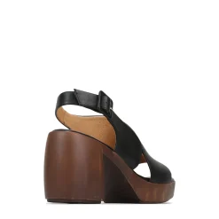 SPICER LEATHER BLOCK HEEL SANDALS><noscript><img width=