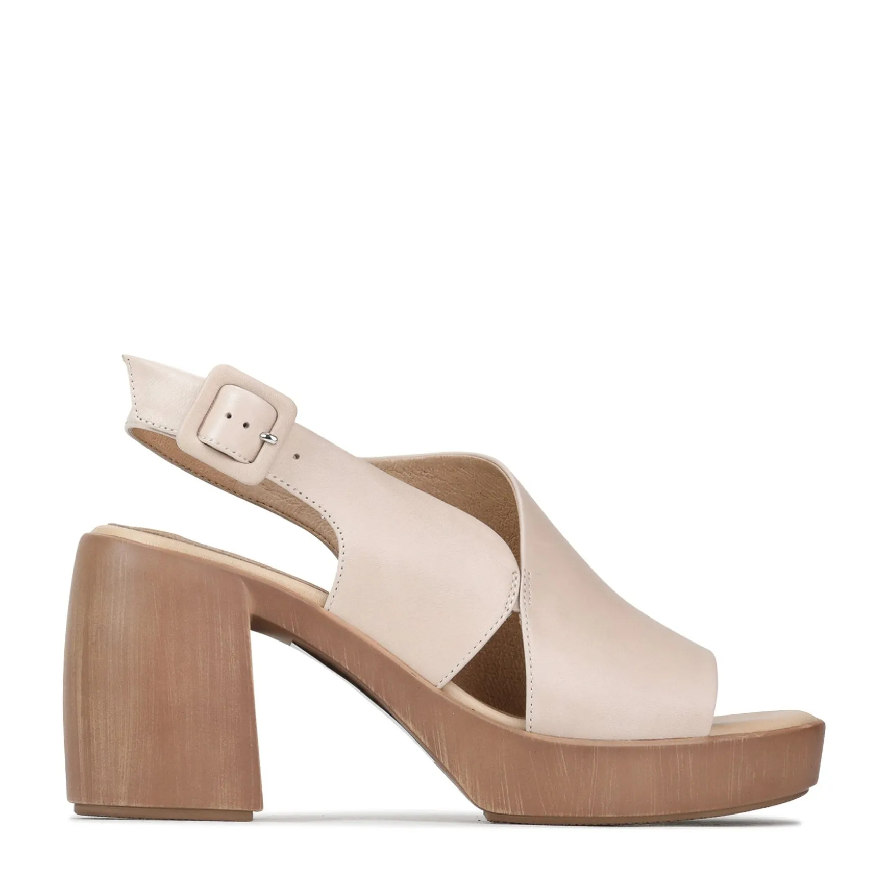 SPICER LEATHER BLOCK HEEL SANDALS>EOS Footwear Sale
