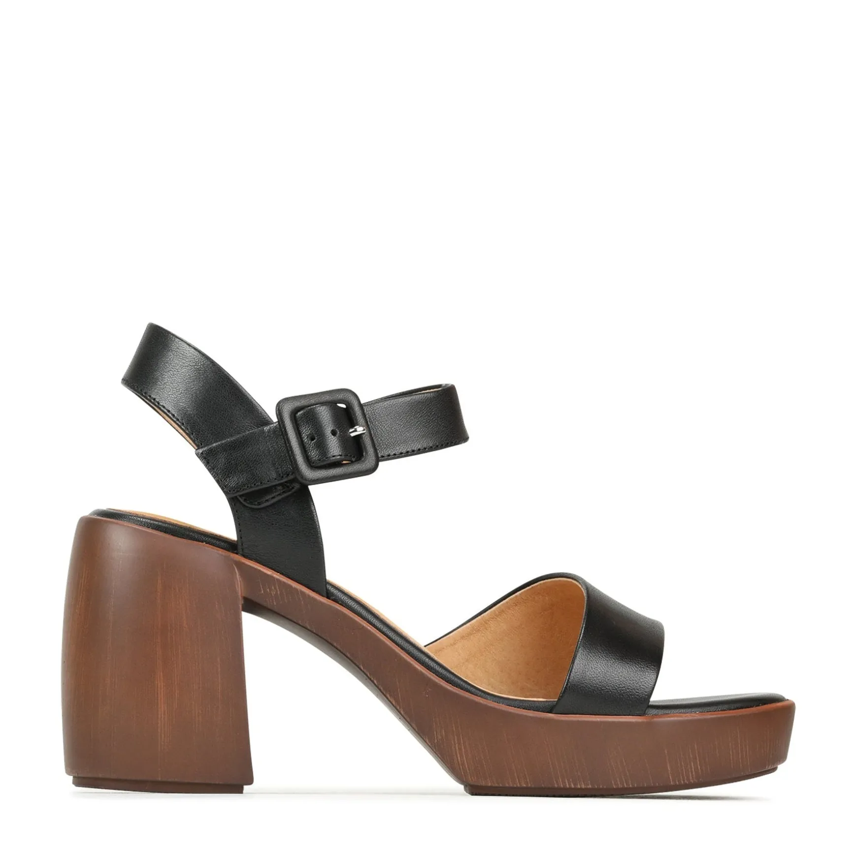 SPIGA LEATHER BLOCK HEEL SANDALS>EOS Footwear Flash Sale