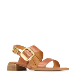 TEGEAN LEATHER SANDALS><noscript><img width=