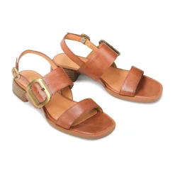 TEGEAN LEATHER SANDALS><noscript><img width=