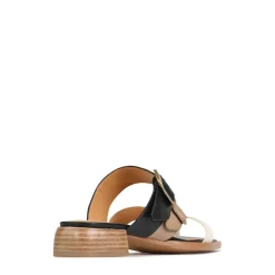 TEIA SLIDE SANDALS LEATHER><noscript><img width=
