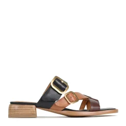 TEIA SLIDE SANDALS LEATHER><noscript><img width=
