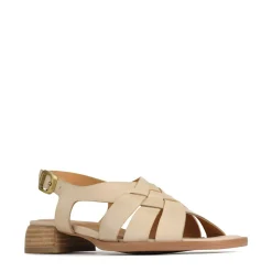 TEREZA SLING BACK SANDALS LEATHER>EOS Footwear Clearance