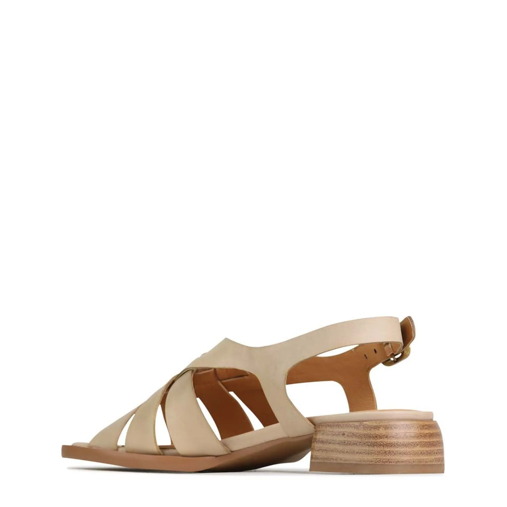 TEREZA SLING BACK SANDALS LEATHER>EOS Footwear Clearance