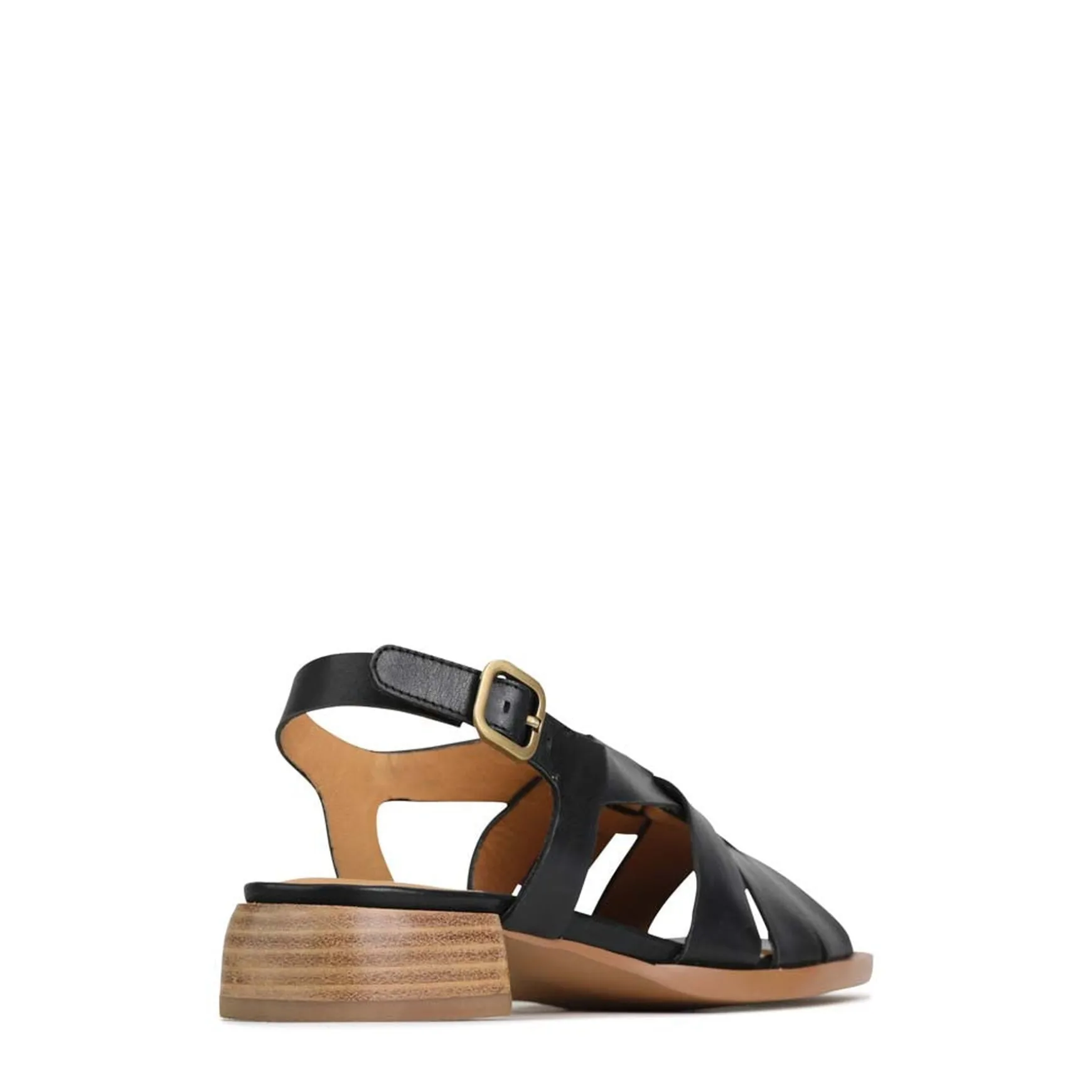 TEREZA SLING BACK SANDALS LEATHER>EOS Footwear Clearance