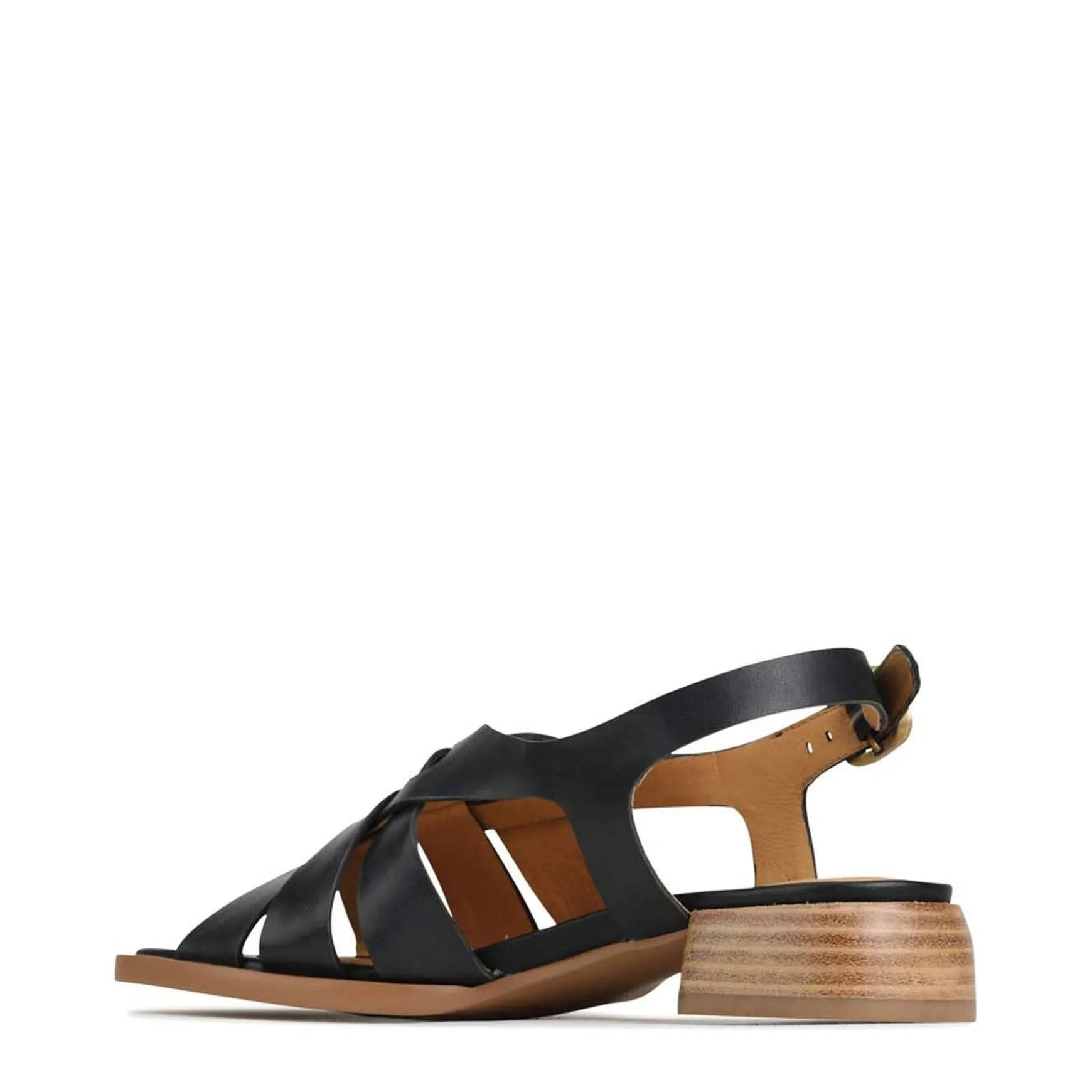 TEREZA SLING BACK SANDALS LEATHER>EOS Footwear Clearance