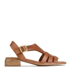 TERRI ANKLE STRAP SANDALS LEATHER>EOS Footwear Clearance