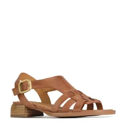 TERRI ANKLE STRAP SANDALS LEATHER>EOS Footwear Clearance