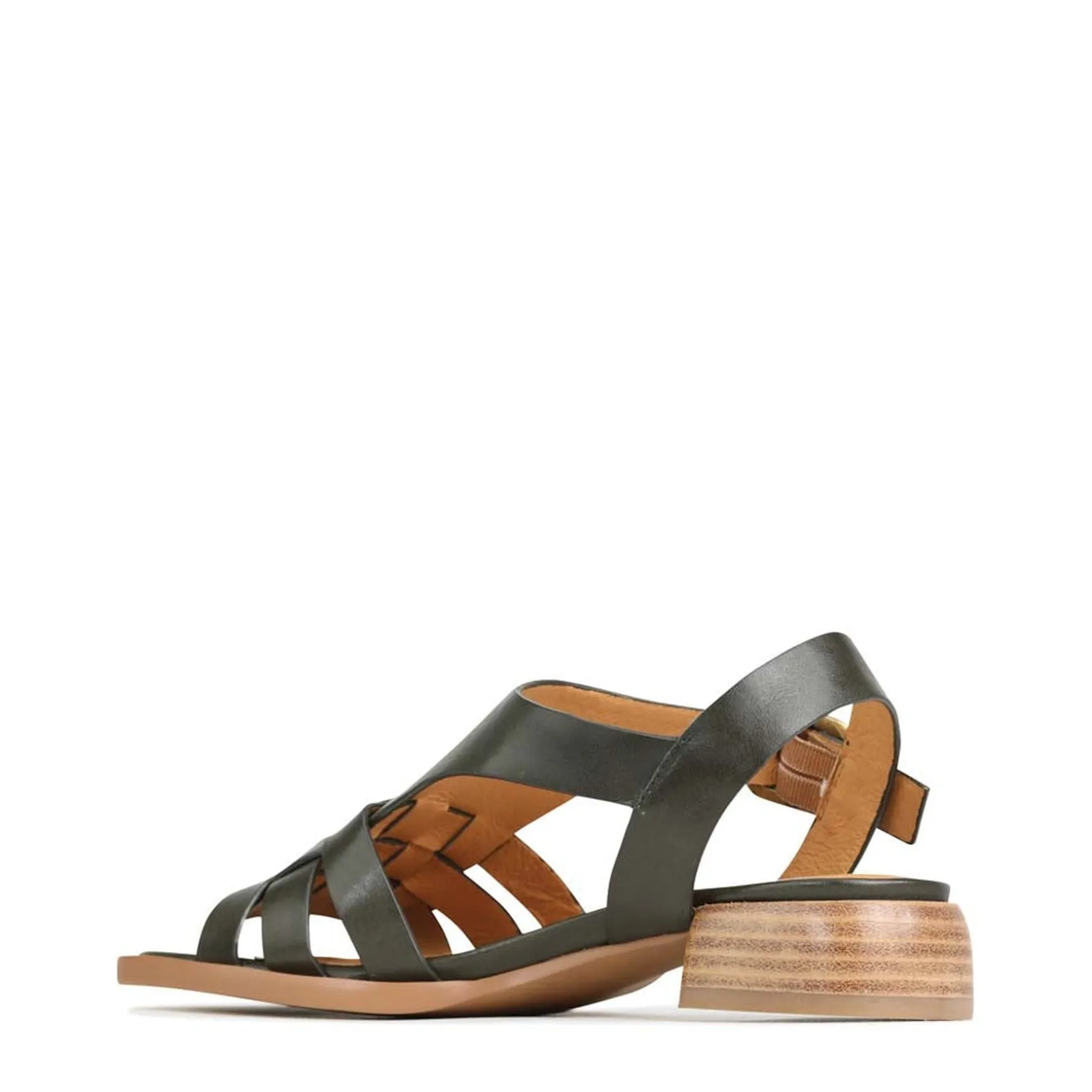 TERRI ANKLE STRAP SANDALS LEATHER>EOS Footwear Clearance