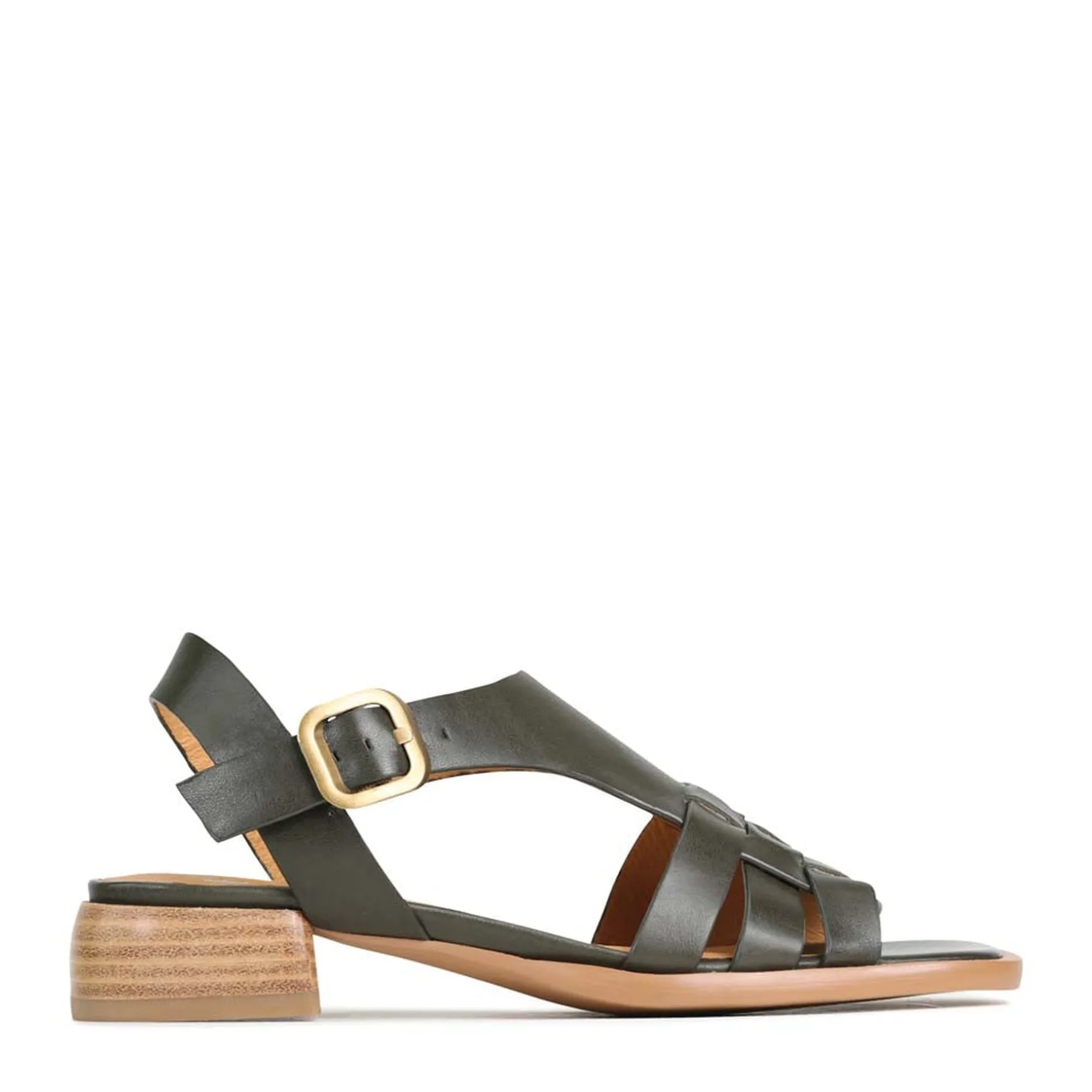 TERRI ANKLE STRAP SANDALS LEATHER>EOS Footwear Clearance