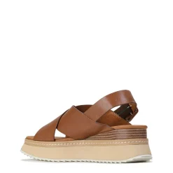 TONALITIES LEATHER PLATFORM WEDGE SANDALS><noscript><img width=