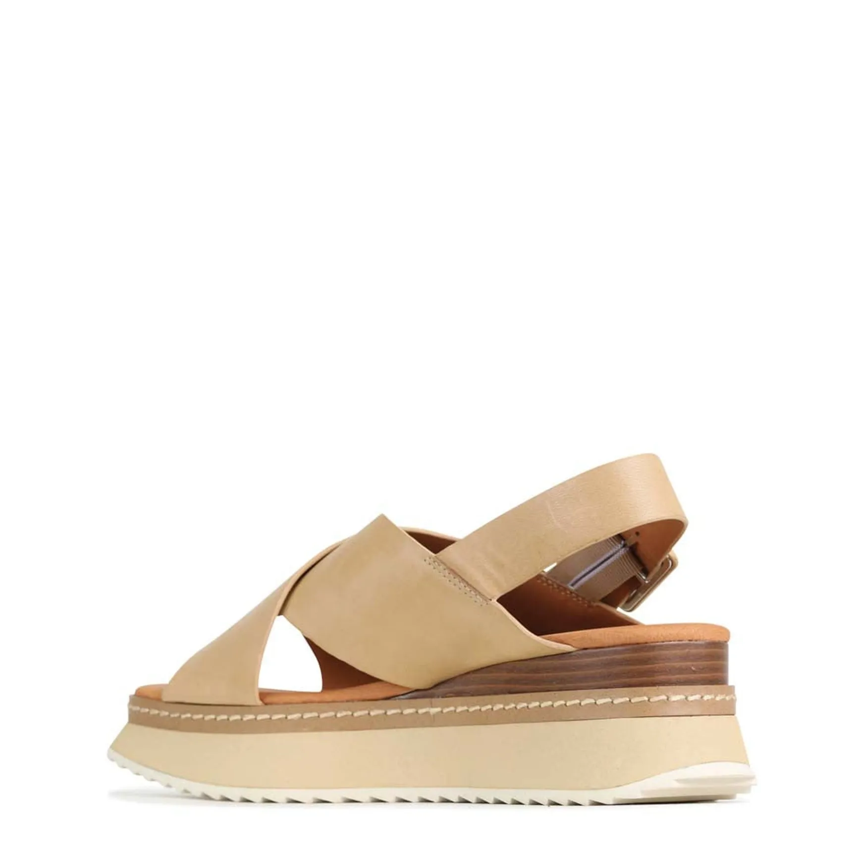 TONALITIES LEATHER PLATFORM WEDGE SANDALS>EOS Footwear Best