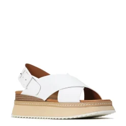 TONALITIES LEATHER PLATFORM WEDGE SANDALS><noscript><img width=