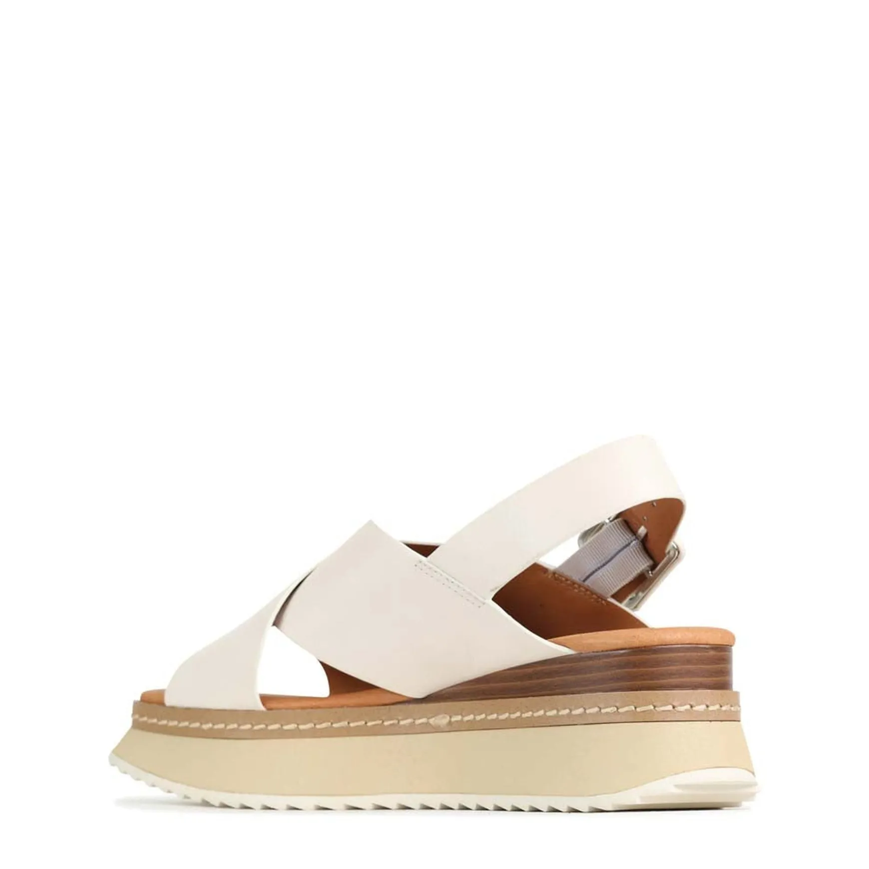 TONALITIES LEATHER PLATFORM WEDGE SANDALS>EOS Footwear Best