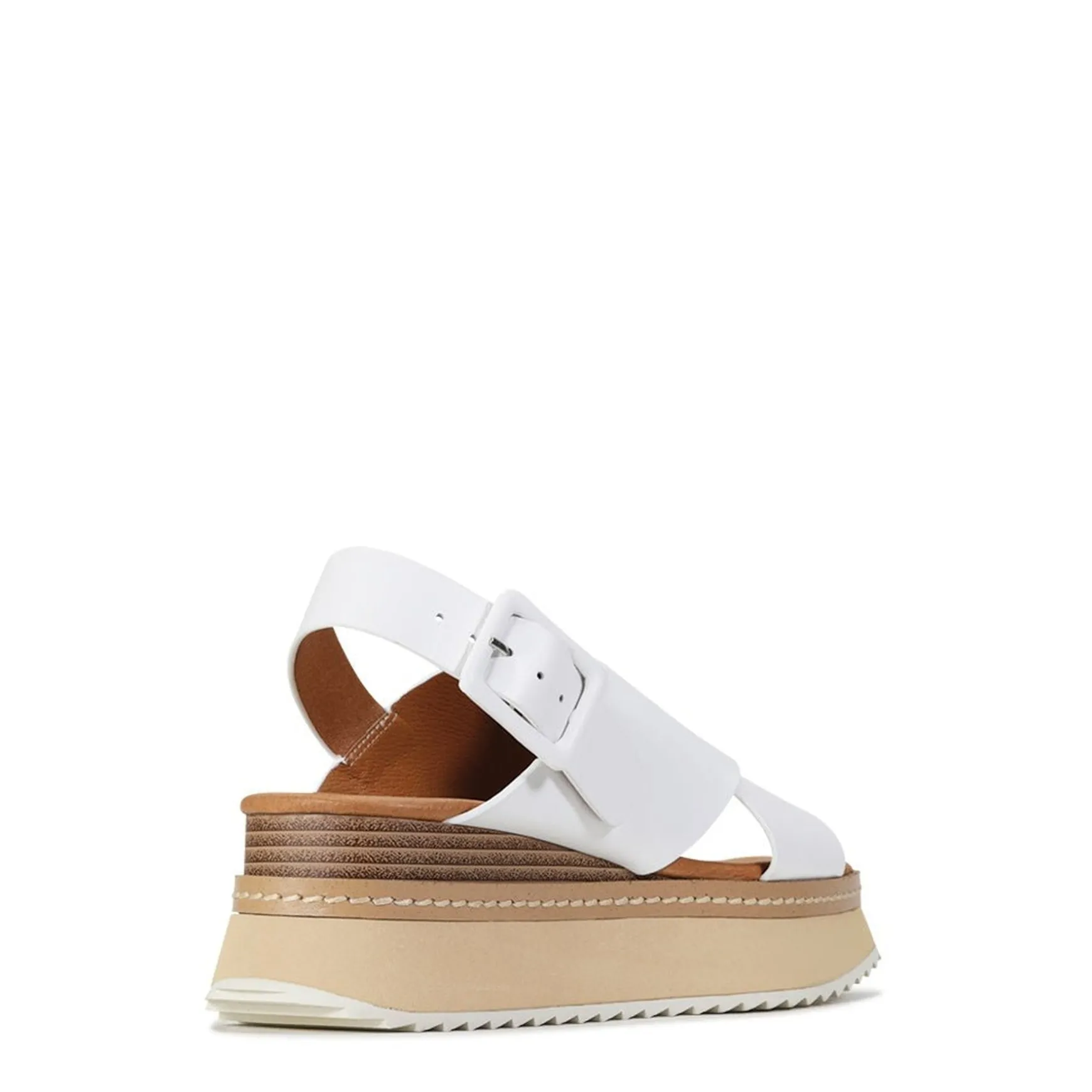 TONALITIES LEATHER PLATFORM WEDGE SANDALS>EOS Footwear Best