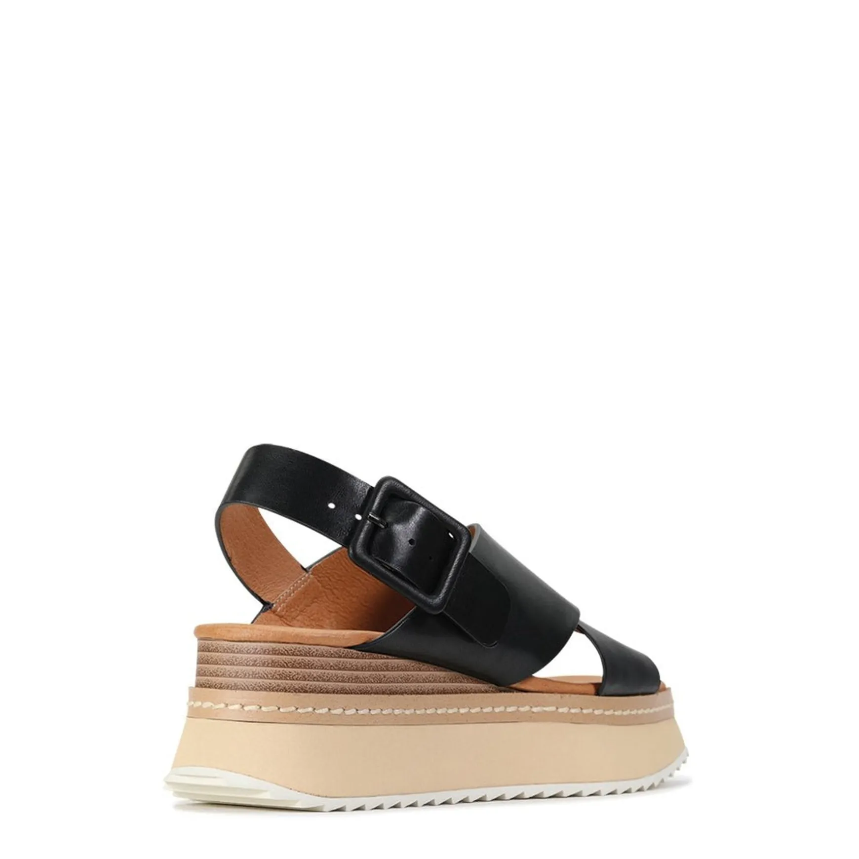 TONALITIES LEATHER PLATFORM WEDGE SANDALS>EOS Footwear Best