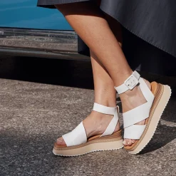 TONALITY PLATFORM SANDALS LEATHER>EOS Footwear Discount
