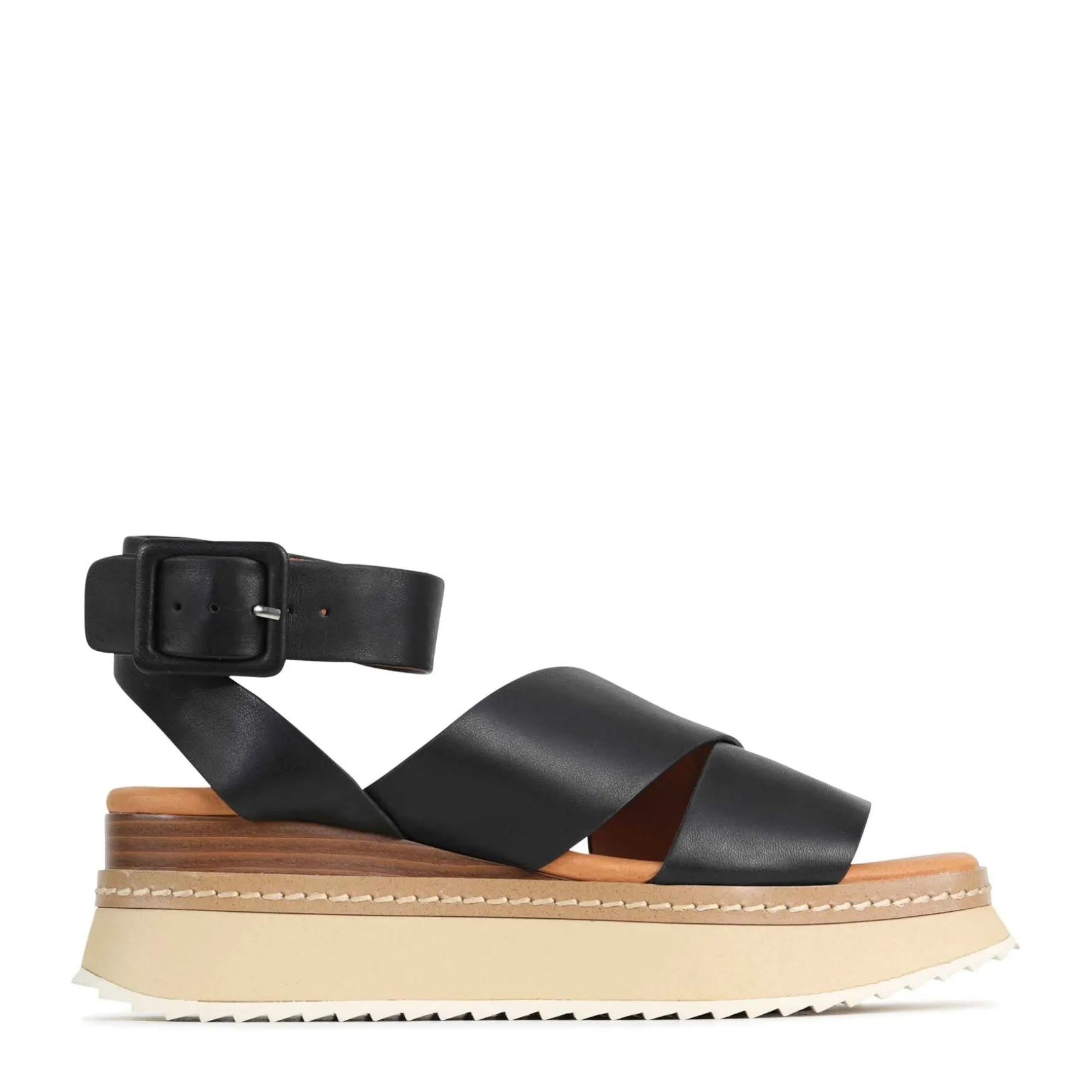 TONALITY PLATFORM SANDALS LEATHER>EOS Footwear Discount