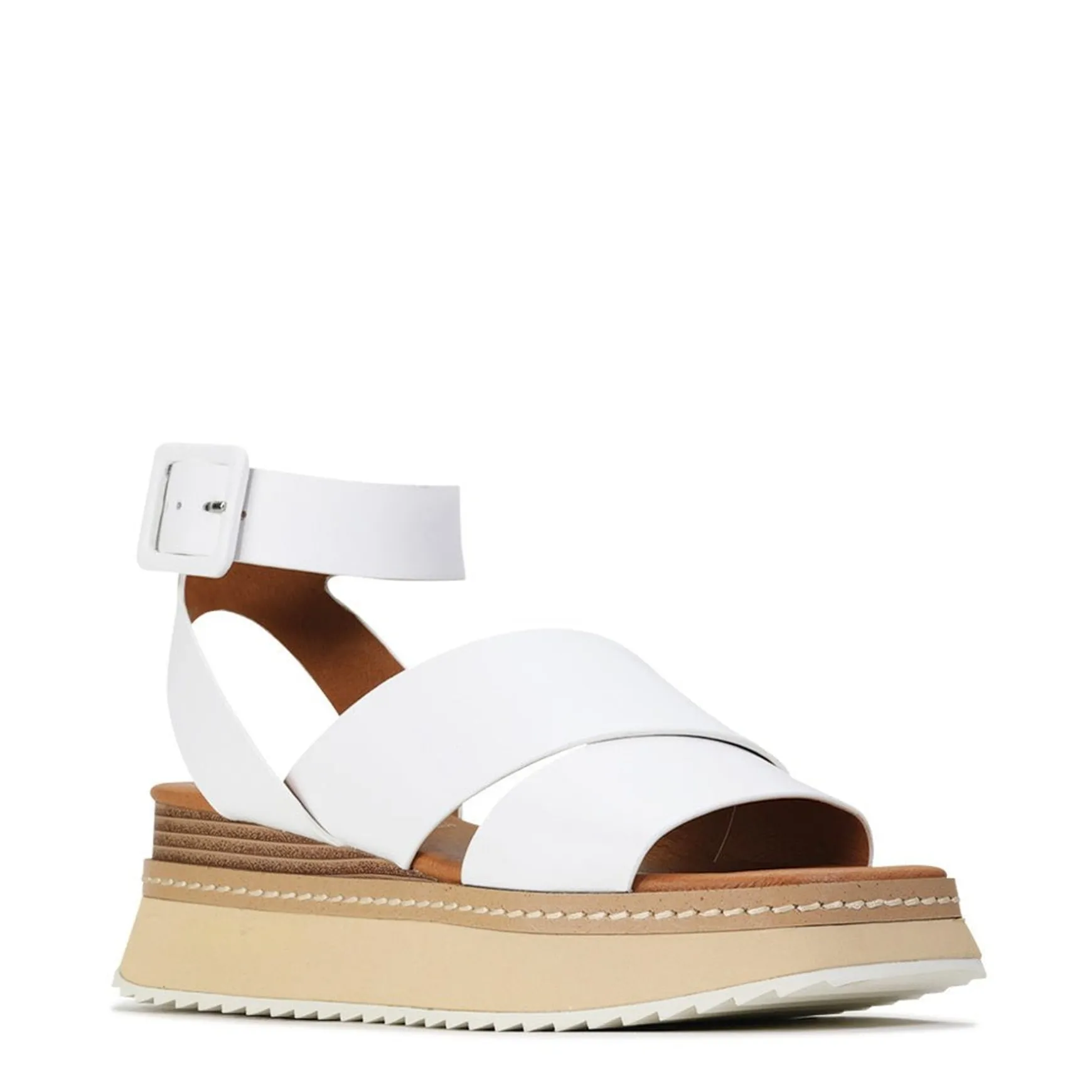 TONALITY PLATFORM SANDALS LEATHER>EOS Footwear Discount