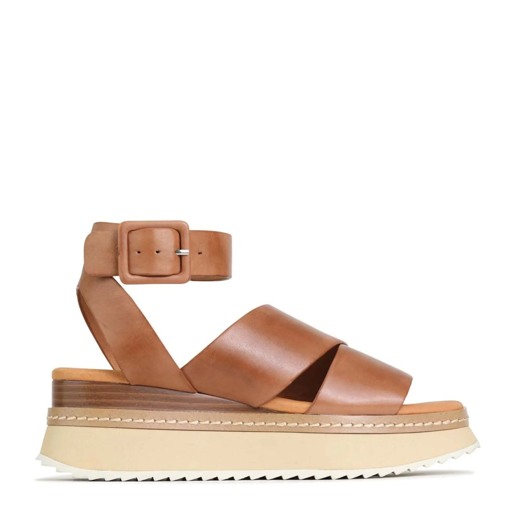TONALITY PLATFORM SANDALS LEATHER>EOS Footwear Discount