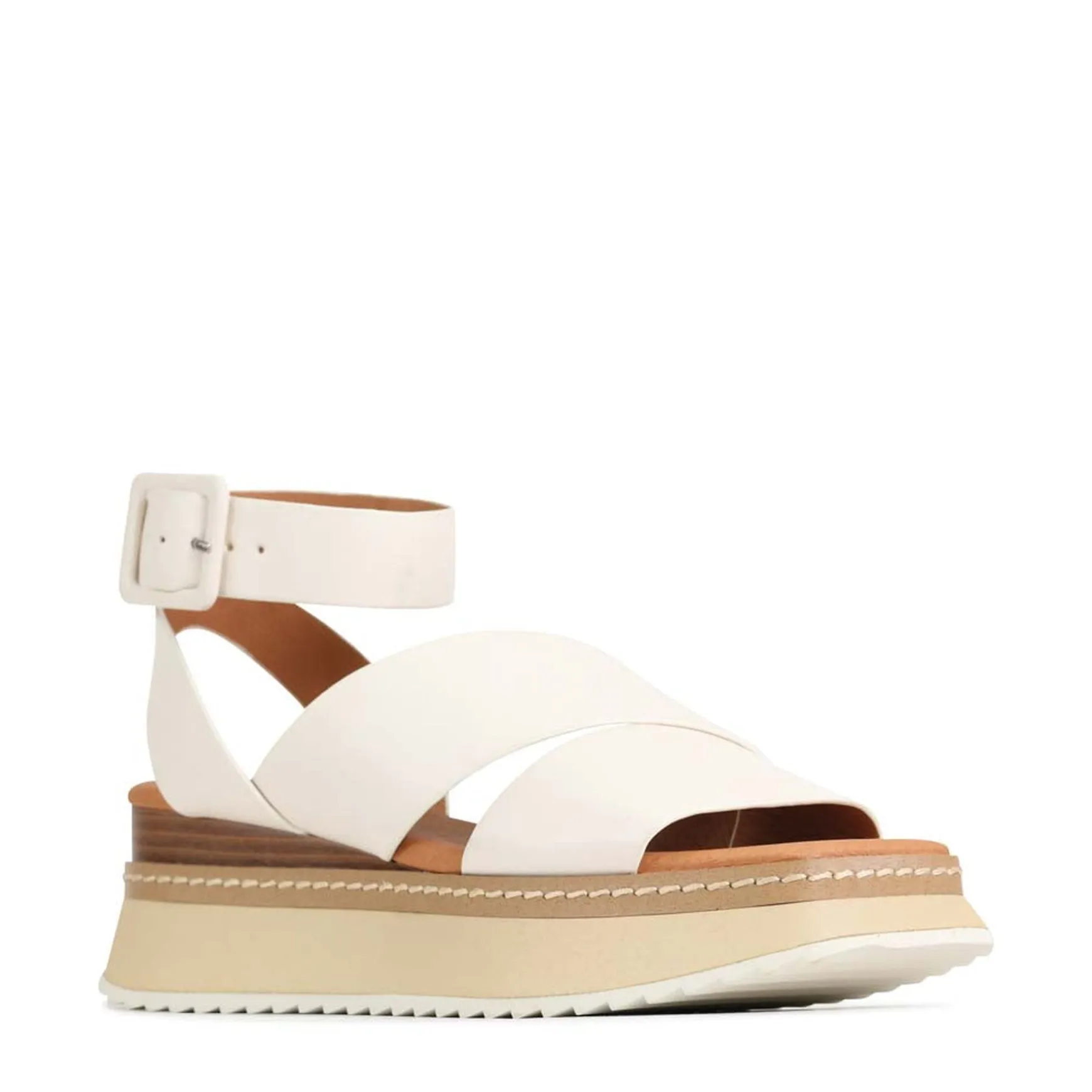 TONALITY PLATFORM SANDALS LEATHER>EOS Footwear Discount