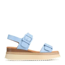 TONES WEDGE SANDAL LEATHER><noscript><img width=