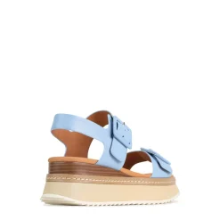 TONES WEDGE SANDAL LEATHER><noscript><img width=