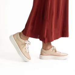 TRINSIC PLATFORM SNEAKERS LEATHER><noscript><img width=