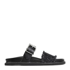 WEAVE SLIDE ARCHIVE SANDALS LEATHER><noscript><img width=