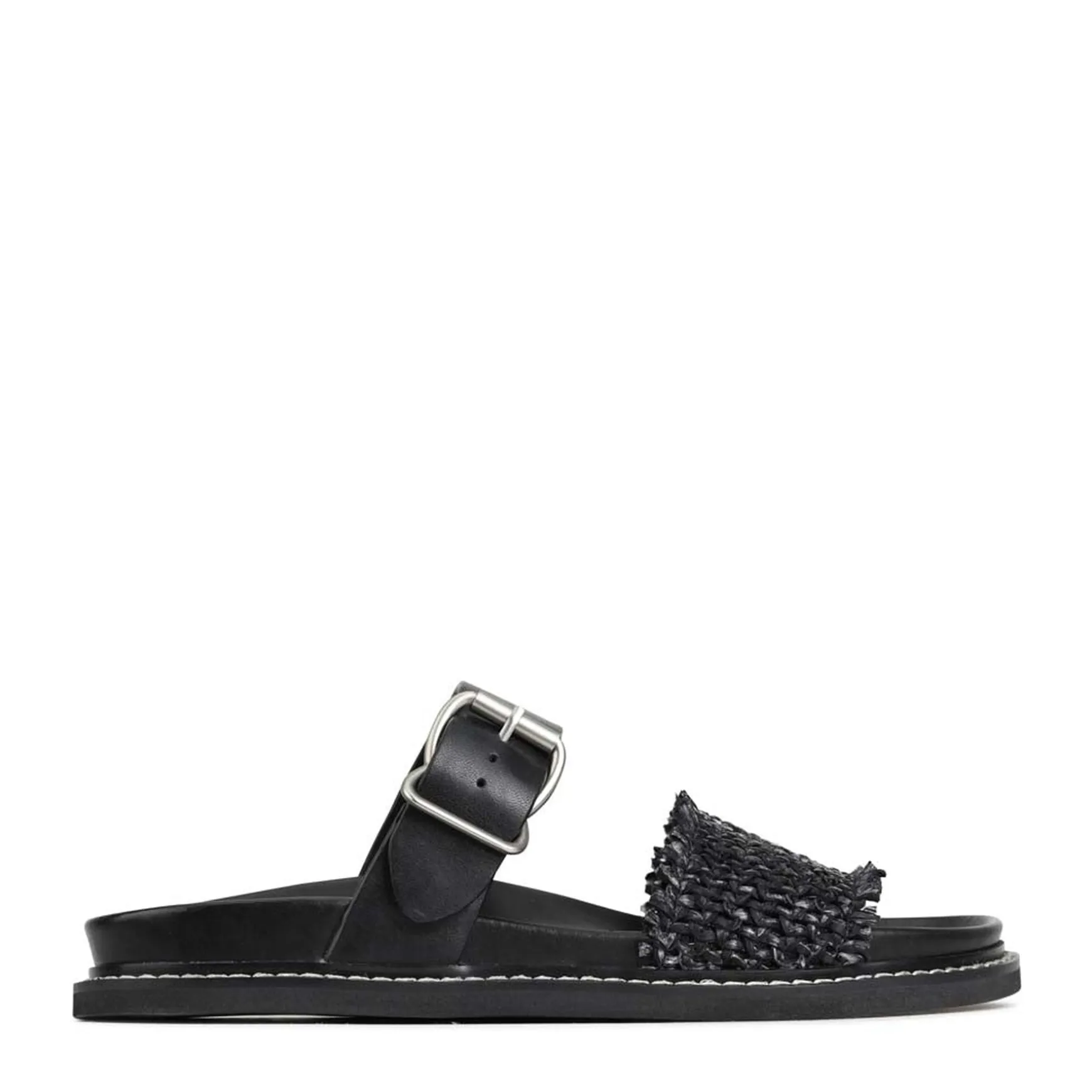 WEAVE SLIDE ARCHIVE SANDALS LEATHER>EOS Footwear Cheap