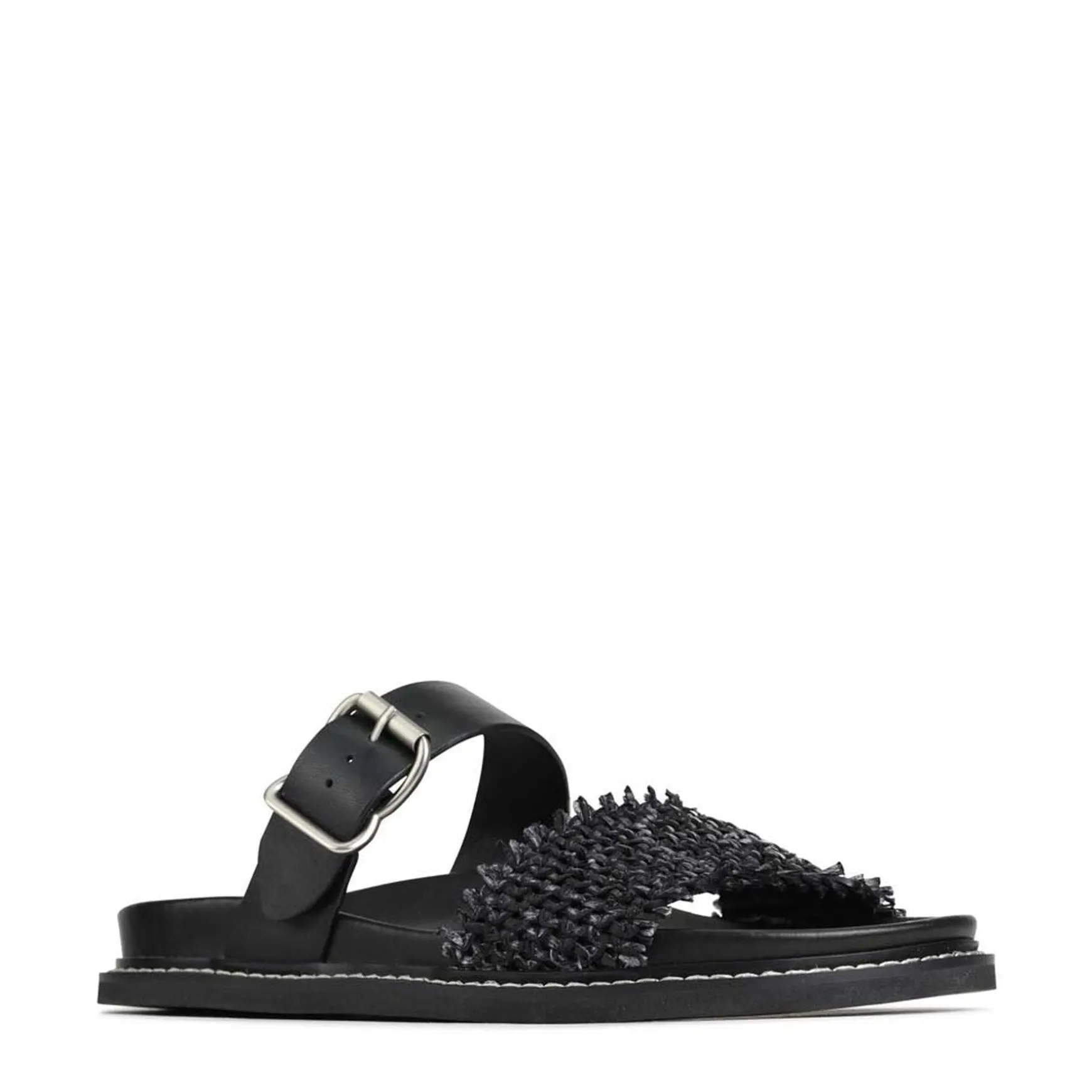 WEAVE SLIDE ARCHIVE SANDALS LEATHER>EOS Footwear Cheap
