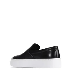 WOVE LEATHER SLIP ON SNEAKER><noscript><img width=