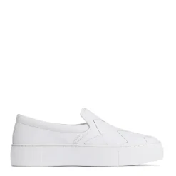 WOVE LEATHER SLIP ON SNEAKER><noscript><img width=