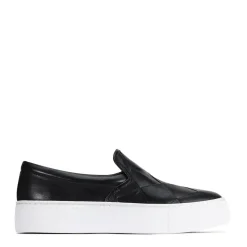 WOVE LEATHER SLIP ON SNEAKER><noscript><img width=