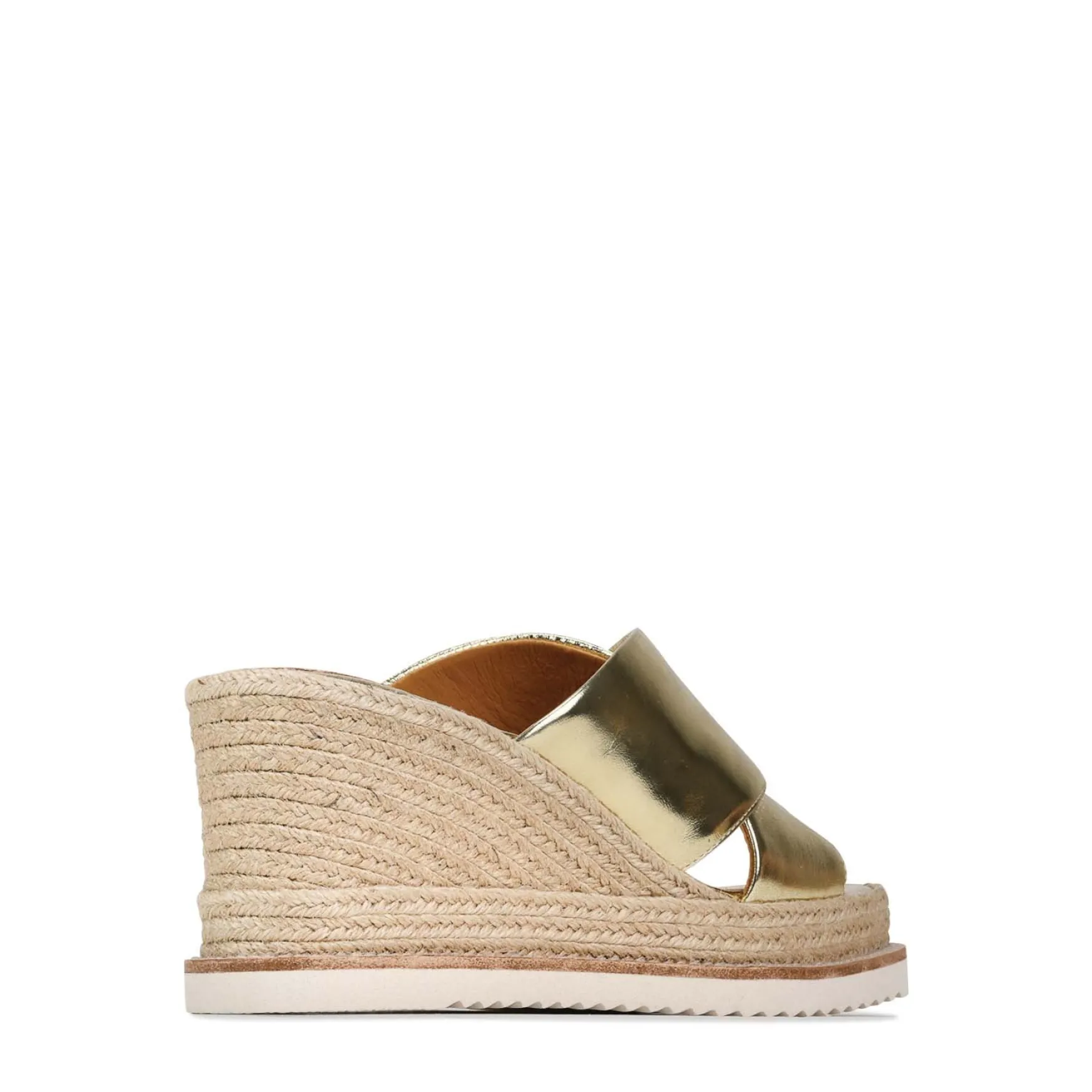 ZELIE LEATHER WEDGE ESPADRILLE SANDALS>EOS Footwear Outlet