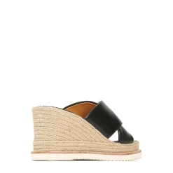 ZELIE LEATHER WEDGE ESPADRILLE SANDALS><noscript><img width=