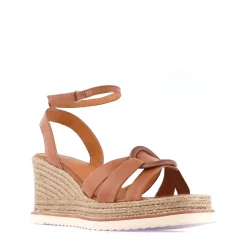 ZELINE LEATHER ESPADRILLE SANDALS><noscript><img width=