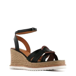 ZELINE LEATHER ESPADRILLE SANDALS><noscript><img width=