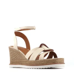 ZELINE LEATHER ESPADRILLE SANDALS><noscript><img width=